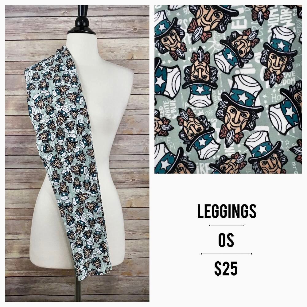 One Size Americana Leggings